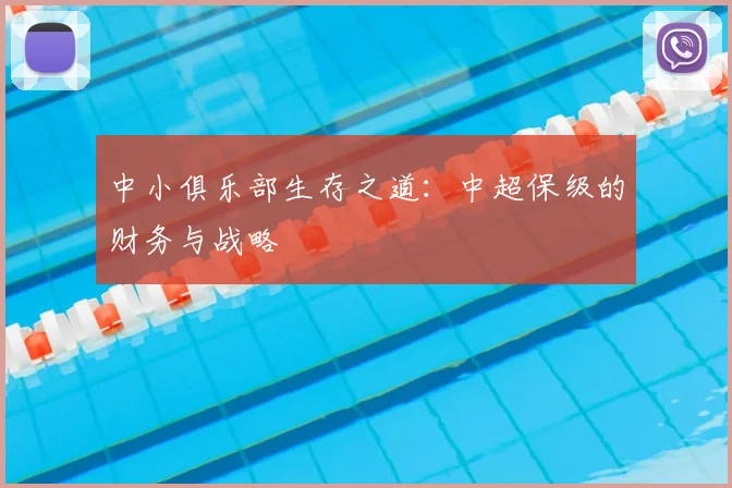 中小俱乐部生存之道:中超保级的财务与战略